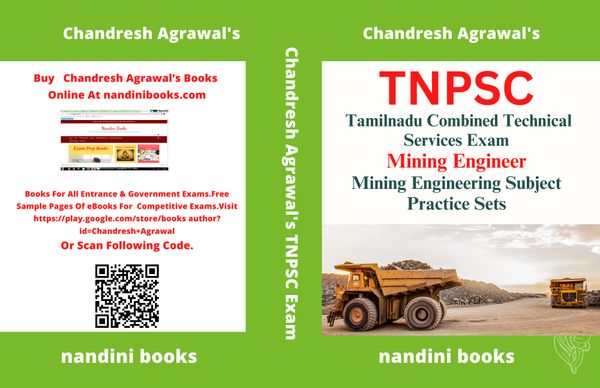 TNPSC CTS Exam PDF-Tamilnadu Combined Technical Services Exam -Mining Engineer-Mining Engineering Subject PDF Only