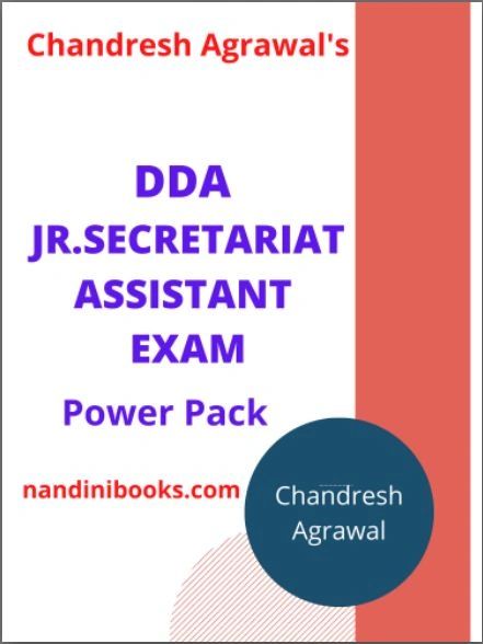 DDA Jr.Secretariat Assistant Exam -Only PDF
