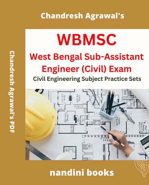WBMSC Exam PDF-West Bengal Sub-Assistant Engineer (Civil) Exam PDF-Civil Engineering Subject Practice Sets PDF Only