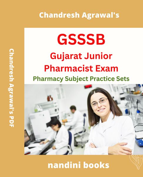 GSSSB Junior Pharmacist Exam PDF-Pharmacy Subject Practice Sets PDF Only