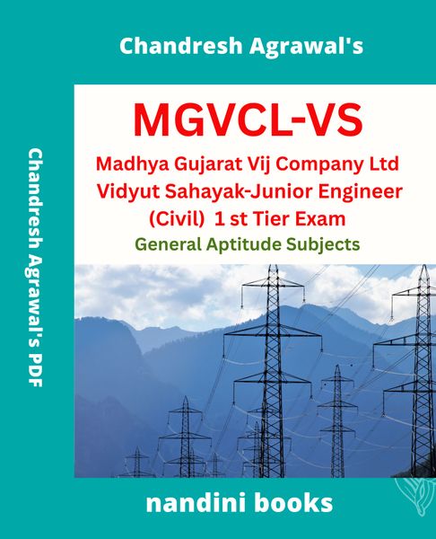 MGVCL-VS Exam PDF Vidyut Sahayak-Junior Engineer (Civil)-Exam-General Aptitude Subjects PDF