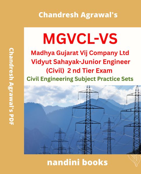 MGVCL Exam PDF-Vidyut Sahayak-Junior Engineer (Civil) Exam- Civil Engineering Subject Practice Sets PDF