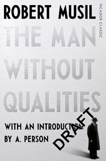 The Man Without Qualities------pan macmillan