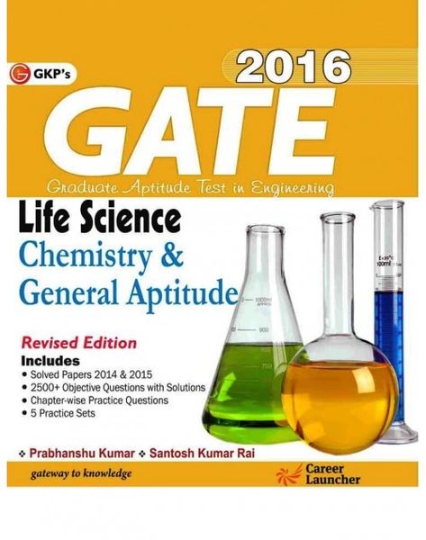 Gate Guide Life Science Chemistry & General Aptitude (2016)