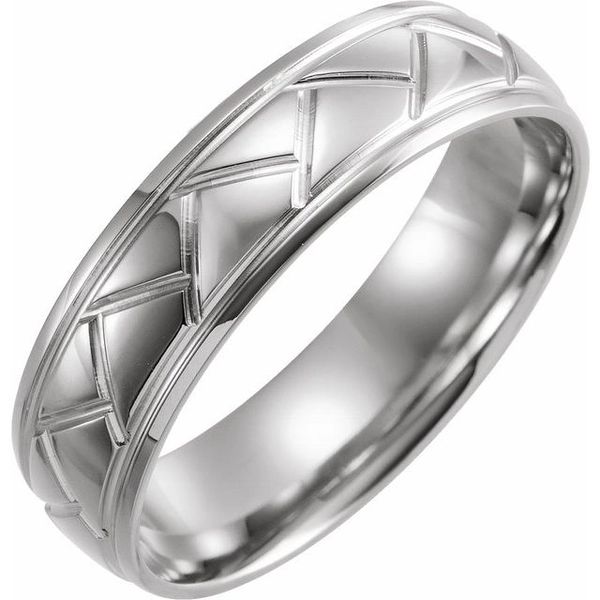 14 Karat White Gold Braided-Motif Band  Ben Salomonsky Jeweler ~ Jewelers  & Designers ~ Established 1908