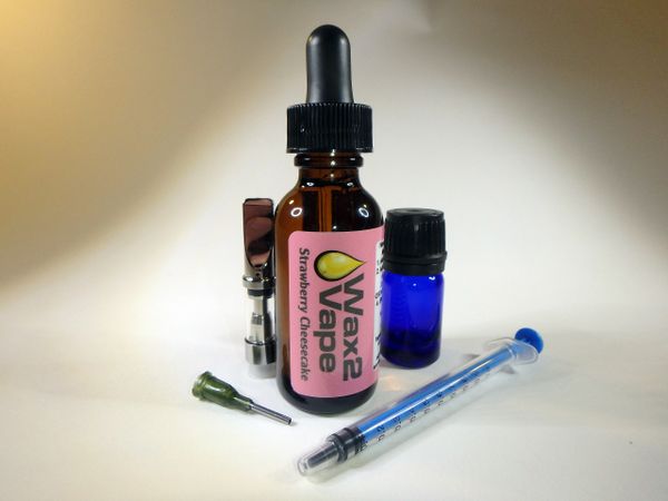 Wax2Vape - Strawberry Cheesecake - Wax Liquidizer Concentrate Thinner turn herbal wax and thick ...