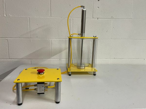 Pneumatic Smasher with Moveable Push Button Plate