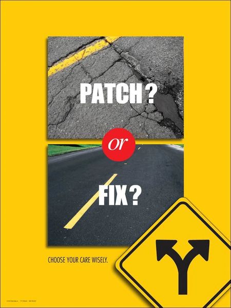 Patch or Fix Poster (A "Last Chance To Buy" Item)