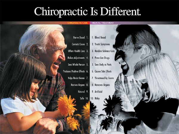 Chiropractic is Different Poster (18" x 24") (A "Last Chance To Buy" Item)