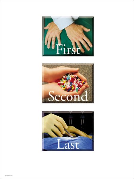 Chiropractic First Poster (18" x 24") (A "Last Chance To Buy" Item)