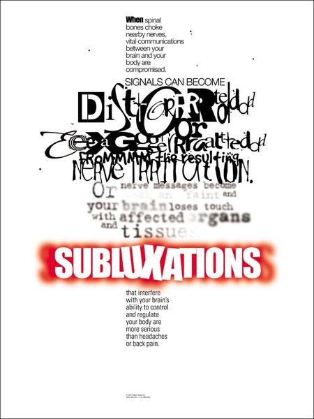 Subluxation Poster (18" x 24")