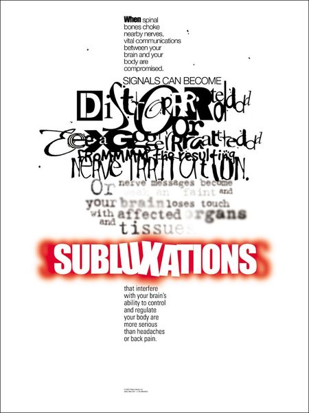 Subluxation Poster (18" x 24") (A Last Chance to Buy Poster)