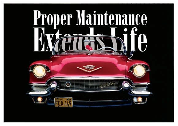 Proper Maintenance Postcard (100 Postcards) (A "Last Chance To Buy" Item)