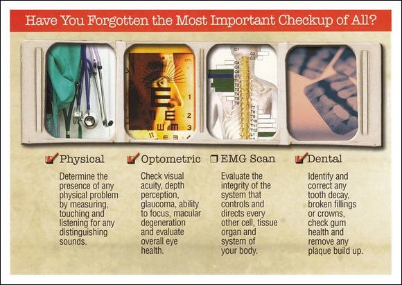 CLA sEMG Checkup Postcard (A "Last Chance To Buy" Item)