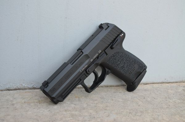 HK USP V1 Compact .45 ACP 3.78 8 Rd 3-Dot Sights Stainless CUSTOM LASER  PACKAGE - $699.99