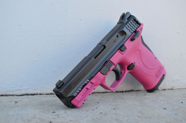 11663 Smith & Wesson M&P Shield EZ 380 X-Werks Pink Cerakote MP