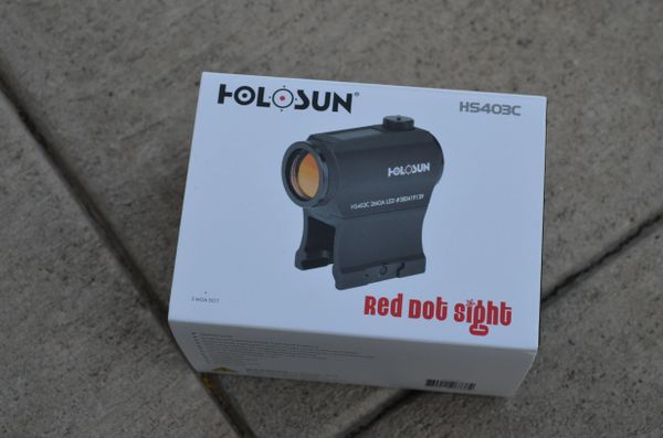 Visée Point Rouge HS403C Red Dot Holosun pour fusil d'assaut