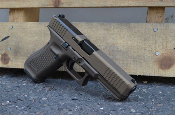 Glock 17 Gen 5 MOS X-Werks Burnt Midnight bronze cerakote gun AZ