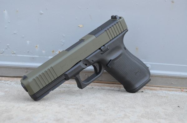 Glock 21 Gen 5 MOS OD Green - Omaha Outdoors