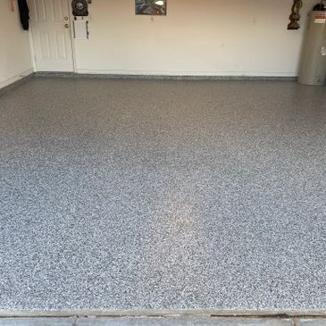 Beautiful Stonehenge garage floor coating