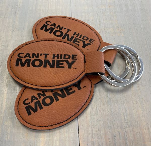 Hide A Cash Key Ring  
