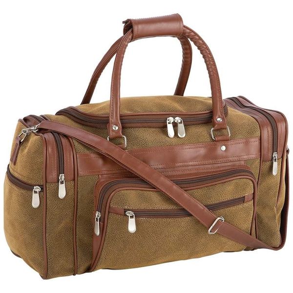 17" Traveling Tote in Faux Leather