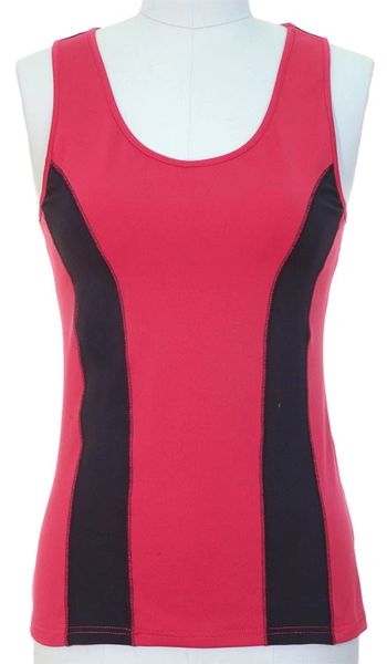DLSP5020 Active Wear Top - Color Block Design