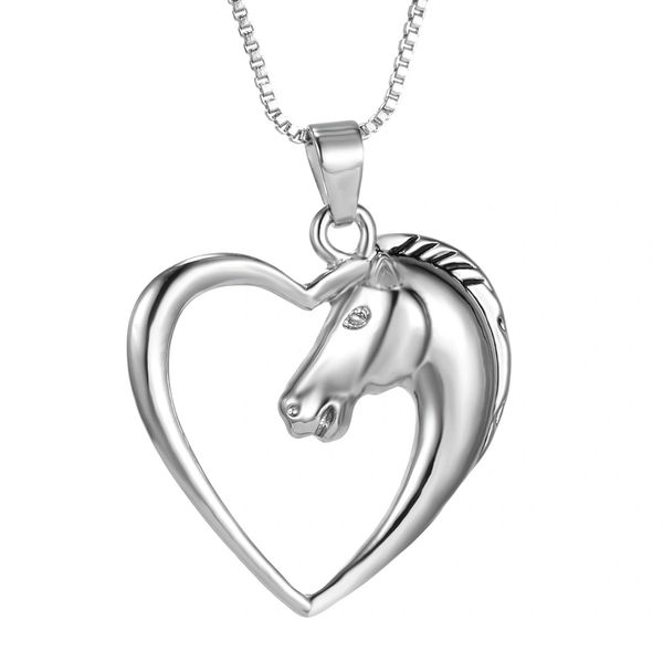 Horse Heart Necklace