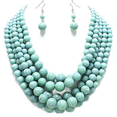 Turquoise Beaded Necklace