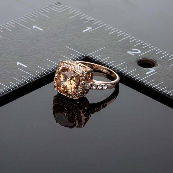 Topaz Rhinestone Ring