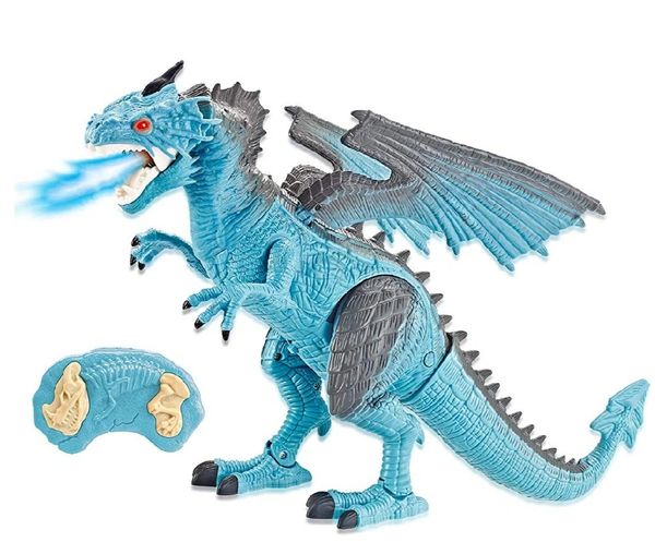 Remote Control Walking Ice Dragon with Breathing Smoke Deares Lace
