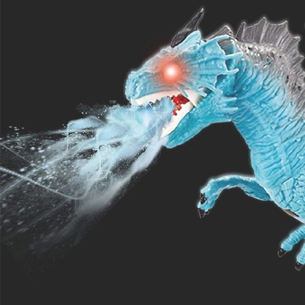 Remote Control Walking Ice Dragon with Breathing Smoke Deares Lace