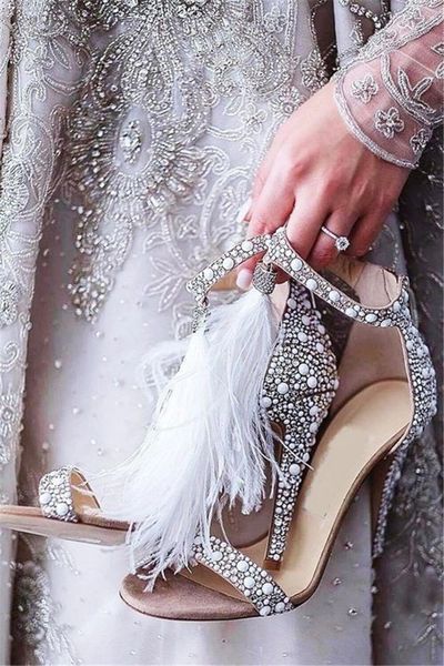 diamond tassel heels