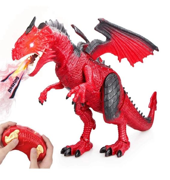 Remote Control Walking Fire Dragon with Breathing fire