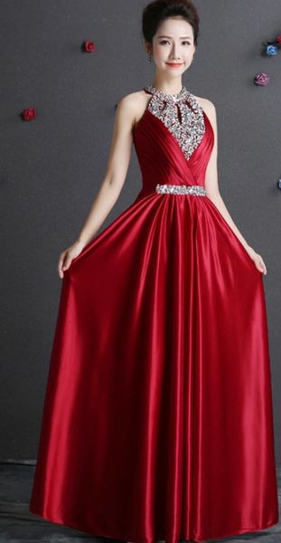 Girl Prom Evening Gowns Embellished Dresses