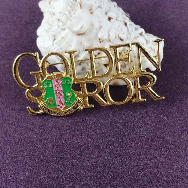 AKA Silver - Gold Soror Brooch