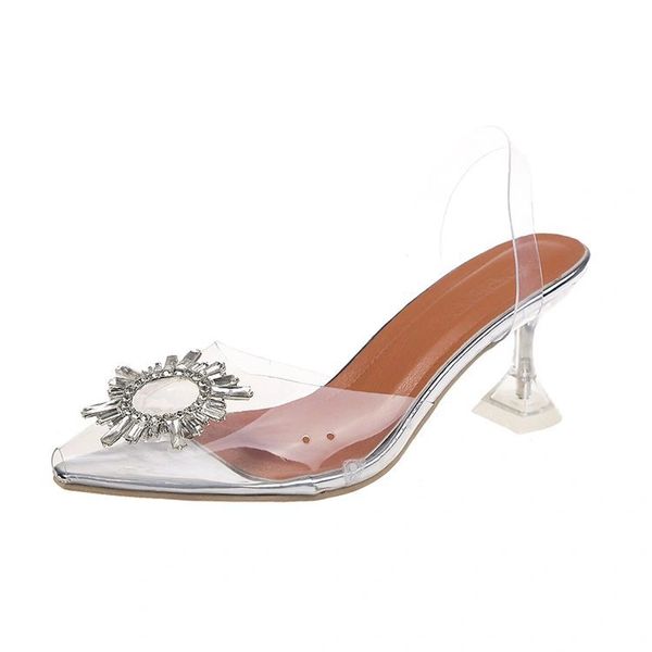 Clear low heel clearance pumps