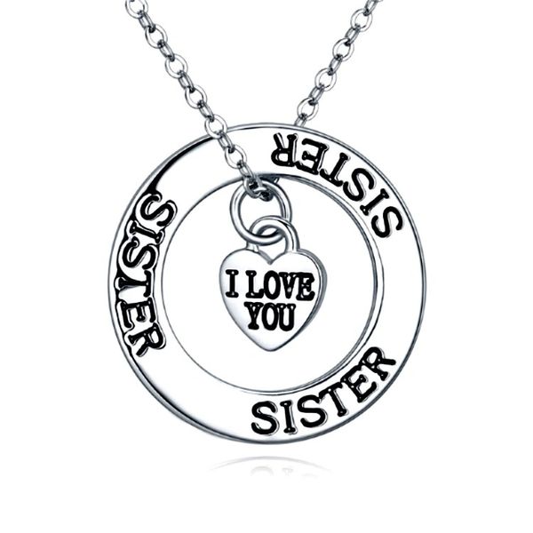 Sister to Sister Pendant Necklace