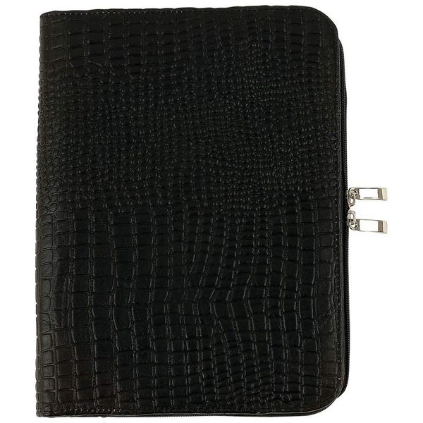 iPad Crocodile Patch Leather Tablet Cover