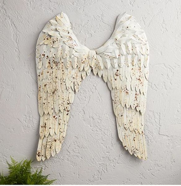 Metal Angel Wings Wall Decor
