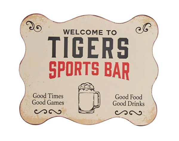 Tigers Sport Bar Sign