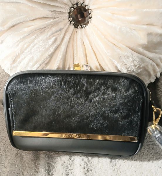 Joy & Iman Fur Front Purse/Handbag