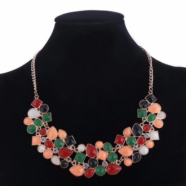 DL687195 Candy Coated Shape Necklace