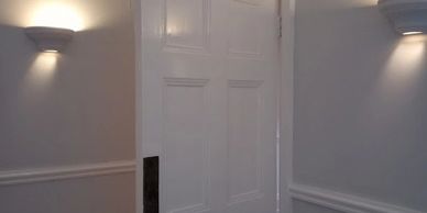 Painting internal woodwork