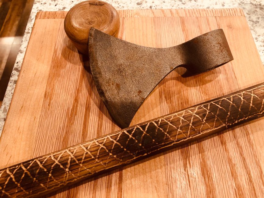 Axe Head and haft