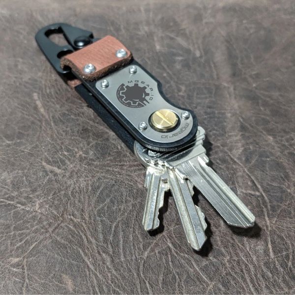 MGEAR Leather/ Kydex /Steel EDC Key Holder