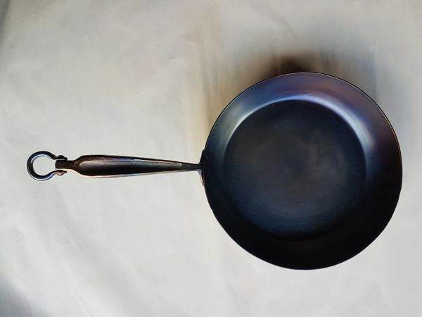 11 In. Deep Skillet Hand Forged Carbon Steel 