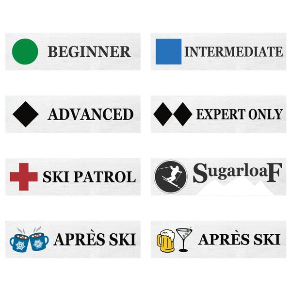 Ski Signs - Bundle any 4