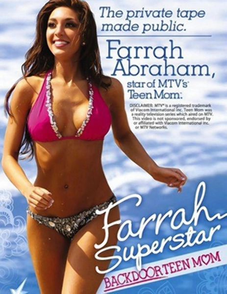 FARRAH ABRAHAM BACKDOOR TEEN MOM CELEBRITY SEX DVD