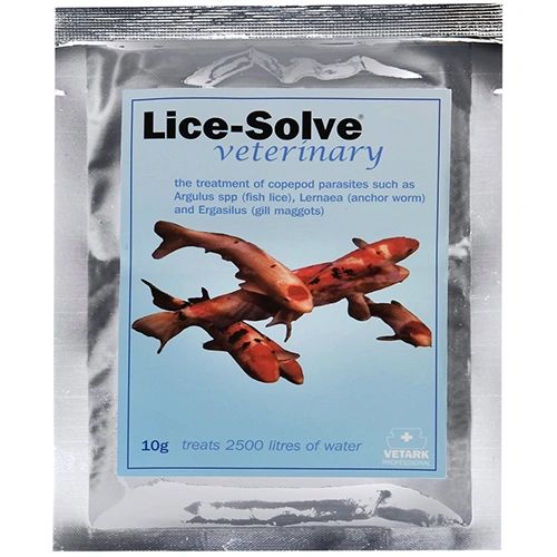 LICESOLVE POND KOI & GOLDFISH TREATMENT 10G / 100G